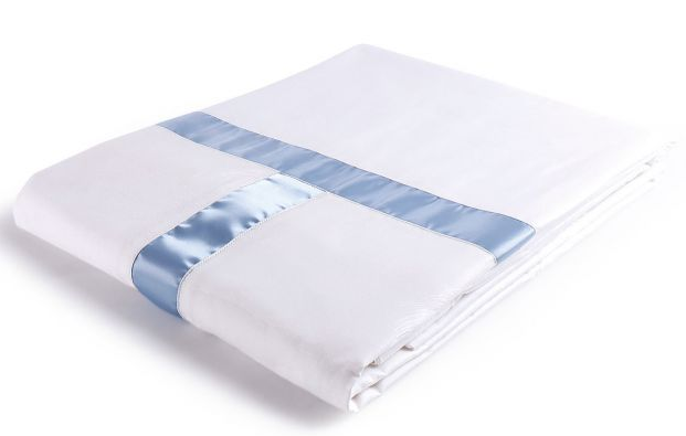 貢緞被套、雙排布帶(橫一豎一)