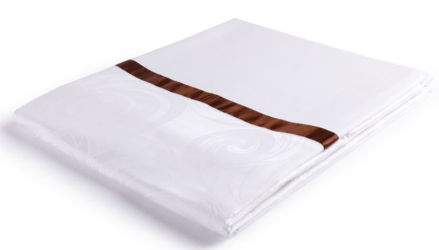 提花被套、單排橫向布帶